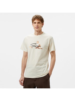 Primitive Passage Erkek Krem T-Shirt