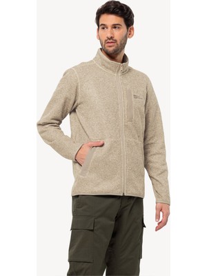 Jack Wolfskin Tannenspur Erkek Bej Polar Ceket