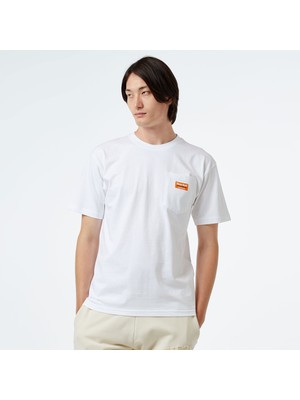 Market Hardware Pocket Erkek Beyaz T-Shirt