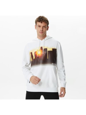The Hundreds Skyline Erkek Beyaz Hoodie