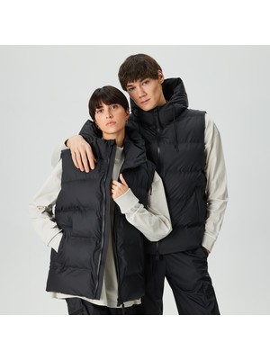 Rains Alta Puffer Vest W3T2 Unisex Siyah Mont