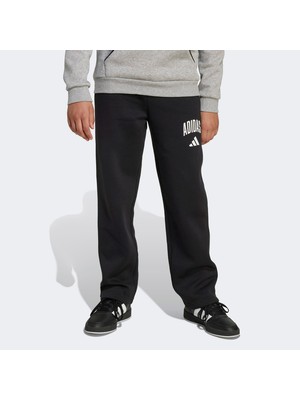 Adidas Seasonal Essentials Collegiate Çocuk Siyah Eşofman Altı