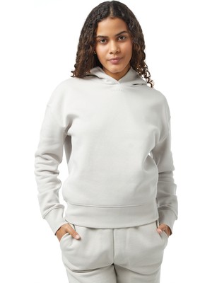 Calvin Klein Premium Essentials Kadın Gri Sweatshirt