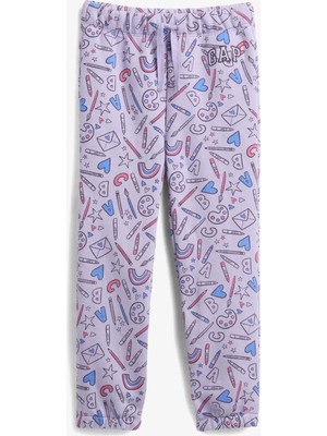 Gap V-Logo Bebek Pembe Eşofman Altı