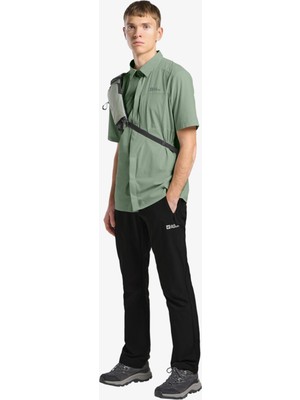Jack Wolfskin Vandra S|s Shirt  Erkek Yeşil Gömlek