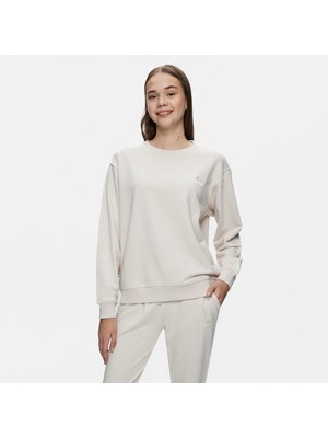 Ucla Sunniva Kadın Krem Rengi Sweatshirt
