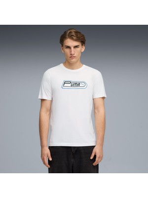 Puma Future Archive Graphic Unisex Beyaz T-Shirt