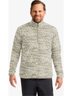 Jack Wolfskin Big Sky Half Zipped Erkek Bej Polar