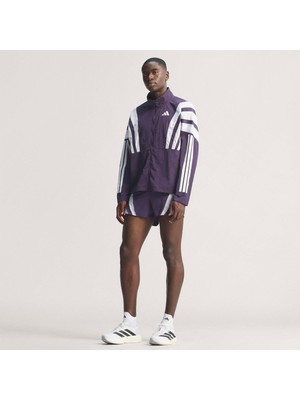 Adidas Adizero Nyc Erkek Mor Koşu Rüzgarlığı