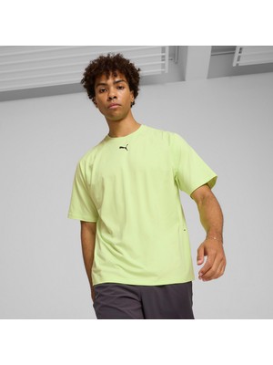Puma Cloudspun Therma Erkek Sarı Antrenman T-Shirt