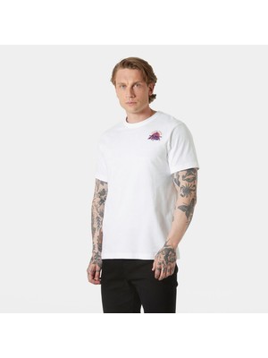 Helly Hansen Core Graphic 2.0  Erkek Beyaz T-Shirt