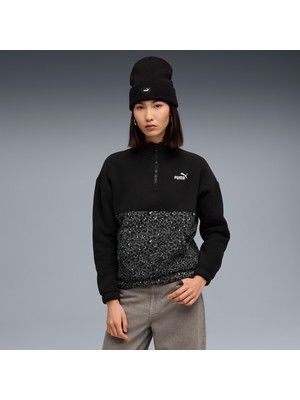 Puma Essentials Animal Crew Kadın Siyah Sweatshirt