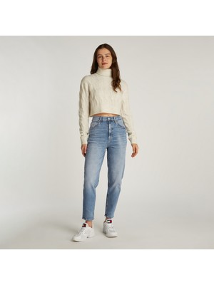 Tommy Hilfiger Kadın Mavi Pantolon