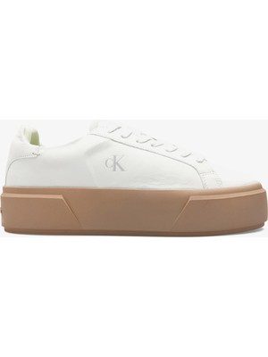 Calvin Klein Flatform Lace Up Kadın Yeşil Sneaker