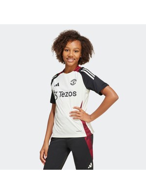 Adidas Manchester United 24-25 Tiro Çocuk Beyaz Futbol Üstü