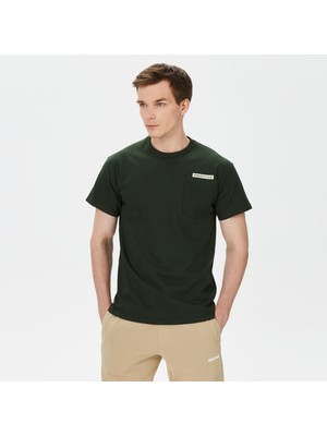 Primitive Cosmopolitan Pocket Erkek Yeşil T-Shirt