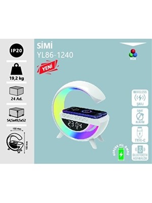 Solvéra Renkli Rgb Şarjlı Masa Lambası, Çoklu Kullanım Masa ve Gece Lambası