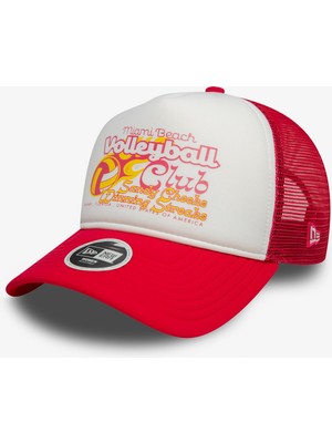 New Era Graphic 9forty A-Frame Trucker Unisex Kırmızı Şapka