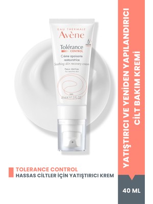Avene Tolerance Control Yatıştırıcı ve Yeniden Yapılandırıcı Cilt Bakım Kremi 40 ml