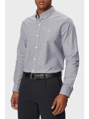 Calvin Klein Pamuklu Regular Fit Uzun Kollu Gömlek LV140EM125CEF Erkek Gömlek LV140EM125 Cef