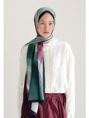 Fresh Scarfs Ombre Floş Viskon Şal Derin Yeşil