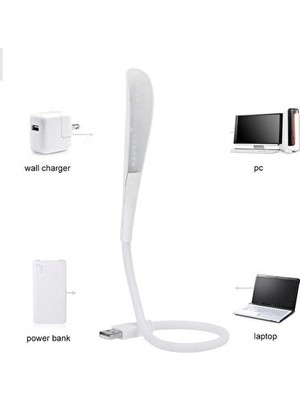 Vaelmont Esnek USB Masa Lambası, 3 Seviyeli Dokunmatik ve Okuma Işığı, Taşınabilir