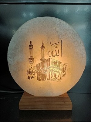 Normadia Vaelmont Kabe Baskılı Tuz Sabun, Masanıza Geleneksel ve Doğal Dekorasyon Masa ve Gece Lambası