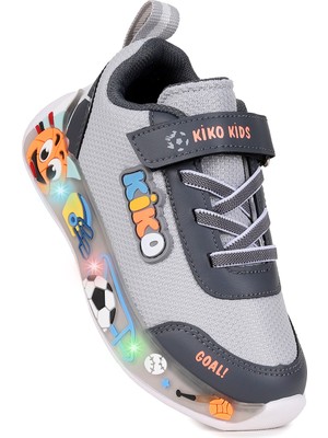 Kiko Kids Velcro Işıklı Günlük Cırtlı Erkek Çocuk Spor Ayakkabı