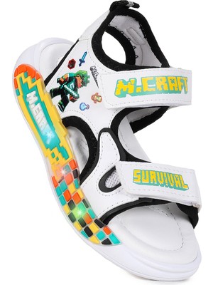 Kiko Kids Lug Cırtlı Işıklı Erkek Çocuk Sandalet