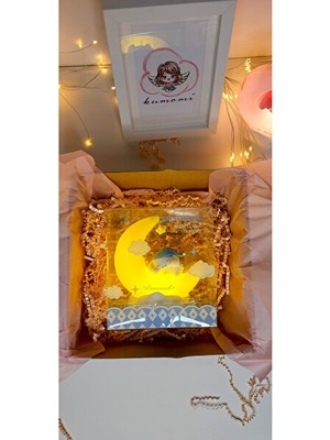 Vaelmont Sevimli Cinnamoroll LED Şarjlı Gece Lambası ile Tatlı Rüyalar Masa ve Gece Lambası