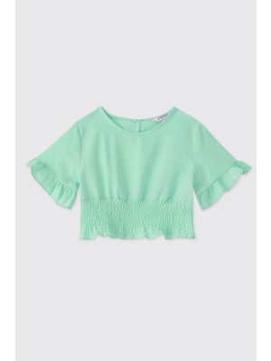 Panço Kız Çocuk Mint Bluz
