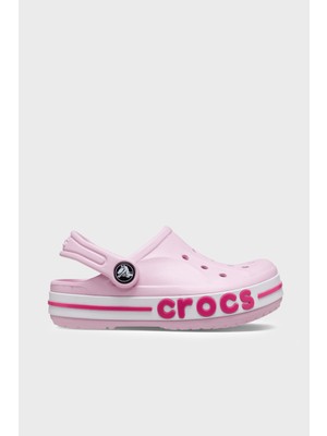 Crocs Bayaband Clog T Logolu Çıkarılabilir Kayışlı Sandalet Terlik Kız Çocuk Terlik 207018