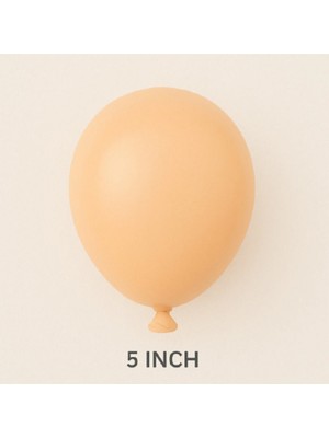 Niyet 5" Somon (Açık Turuncu) Lateks Balon 100'LÜ - Dekorasyon - Doğum Günü - Parti - Süsleme