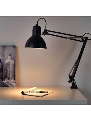Maison Luré Siyah LED Home Akrobat Masa Lambası, 5W LED Ampüllü, Modern Tasarım Masa ve Gece Lambası