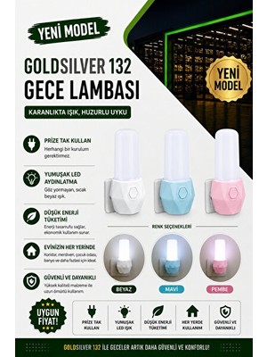 Solvéra Prize Takılan Enerji Tasarruflu LED Gece Lambası Masa ve Gece Lambası