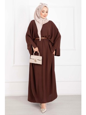 Md Ceyda Tesettür Abaya Kahve