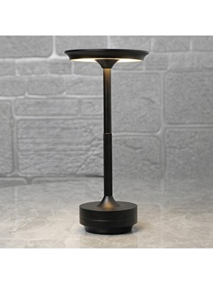 Vaelmont Şık LED Restoran Masa Lambası, Dokunmatik Metal Tasarım, Ambiyans Yaratır