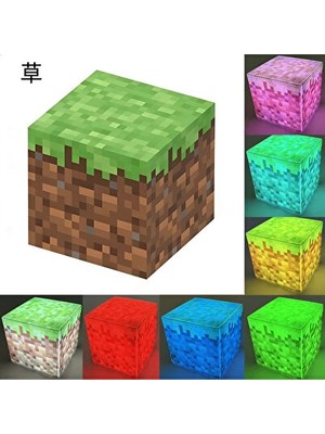 Orvessa Minecraft Temalı Creeper Figür – Eğlenceli ve Dekoratif Masa Süsü Masa ve Gece Lambası