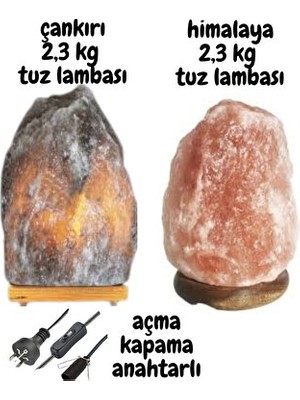 Solvéra Doğal Taş ve Himalaya Kaya Karışımı, Dekoratif Aydınlatma Parçası Masa ve Gece Lambası