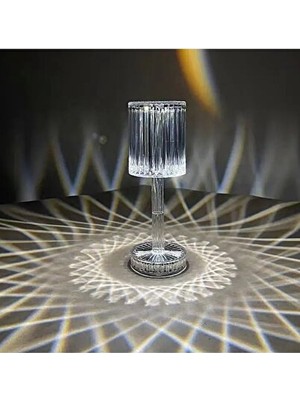 Solvéra Kristal LED Masa Lambası ve Bluetooth Hoparlör ile Romantik Atmosfer Masa ve Gece Lambası