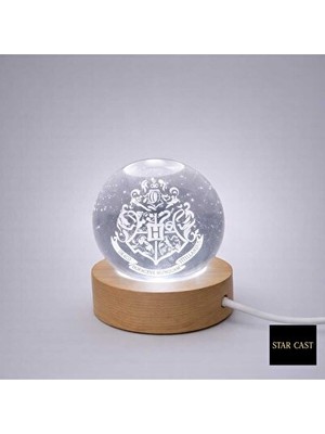 Orvessa 3D LED Cam Küre - Modern ve Şık Gece Lambası Tasarımı Masa ve Gece Lambası