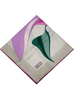 Belli Twill Ipek Eşarp - 4035-84 Taş Lila