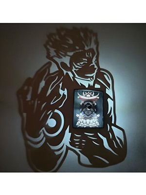 Solvéra Anime Temalı Gölge Lambası, Jujutsu Kaisen ve Dragon Tasarımıyla Dekoratif
