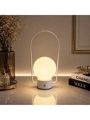 Solvéra Taşınabilir Şarjlı Renkli LED Masa Lambası ile Rahatlatıcı Atmosfer Masa ve Gece Lambası