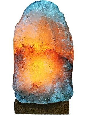 Solvéra Çankırı Kaya Tuzu Tuz Lambası, Doğal ve Sıcak Atmosfer Yaratır Masa ve Gece Lambası