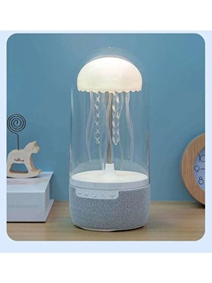 Solvéra Denizanası Temalı LED Akvaryum Gece Lambası ile Büyüleyici Atmosfer Masa ve Gece Lambası