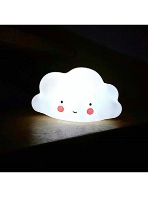 Solvéra Bulut Tasarımlı Dekoratif LED Işıklı Gece Lambası Masa ve Gece Lambası