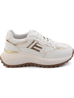 Bambi Beyaz  Kadın Sneaker K01791072909