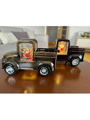 Solvéra Vintage Noel ve Retro Araba Temalı LED Gece Lambası Masa ve Gece Lambası