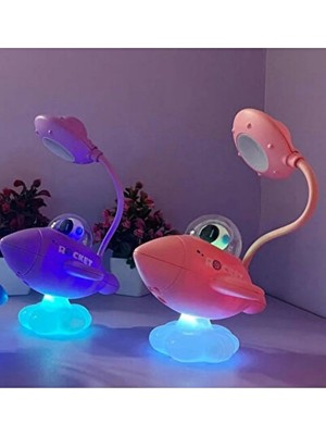 Solvéra Roket Tasarımlı USB Şarjlı Çocuk Gece Lambası Masa ve Gece Lambası